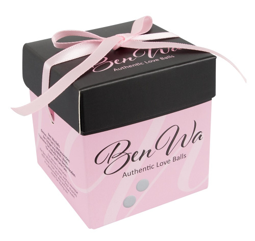 Ben Wa Love Balls - Вагинальные шарики, 1,8 см (серебристый)