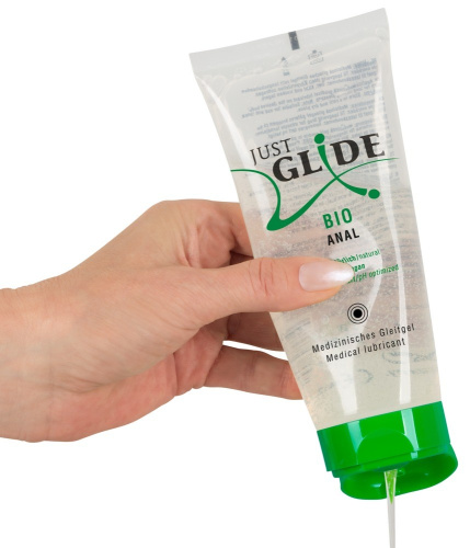 Just Glide Bio Anal - Анальний лубрикант на водній основі, 200 мл - купити в Києві, Україні