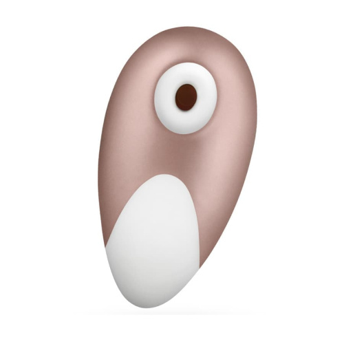 Satisfyer Pro Deluxe NG Rose Gold - Компактный вакуумный стимулятор клитора, 11х4.7 см (золотистый)