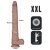 Фаллоимитатор Dual Layered Bendable 16'' Flesh, 40.5 см
