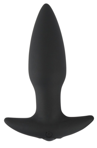 Orion Black Velvets RC Butt Plug анальная пробка с вибрацией и дистанционным управлением, 12.9х3.6 см