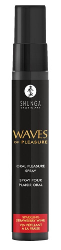 Спрей для усиления слюноотделения Shunga Waves of Pleasure Strawberry Sparkling Wine, 20 мл