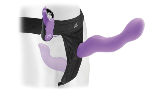 Fetish Fantasy Elite 7 Vibrating Penetrix Dildo - Страпон с вибрацией 17х3.8 см