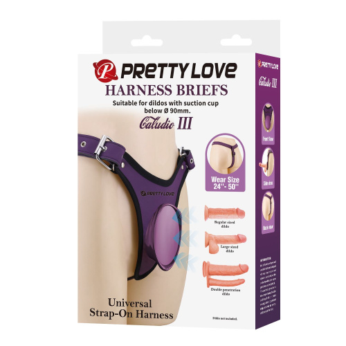 Трусики для страпона Pretty Love Caludie III
