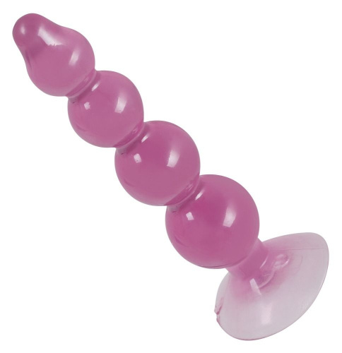 Orion Anal Beads - Анальна пробка ялинка, 13х1.2-2.9 см (рожевий) - купити в Києві, Україні