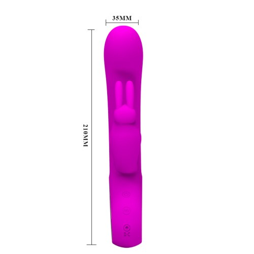 Pretty Love Webb Vibrator Purple - Силиконовый вибратор-кролик, 21х3.5 см (фиолетовый)