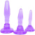 Doc Johnson Williams Anal Trainer Kit - Набор анальных пробок, 3 шт (пурпурный) Doc Johnson Williams Anal Trainer Kit - Набор анальных пробок, 3 шт (пурпурный)