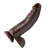 Tom of Finland Break Time Realistic Dildo - Огромный фаллоимитатор, 24,1х6,3 см (коричневый)