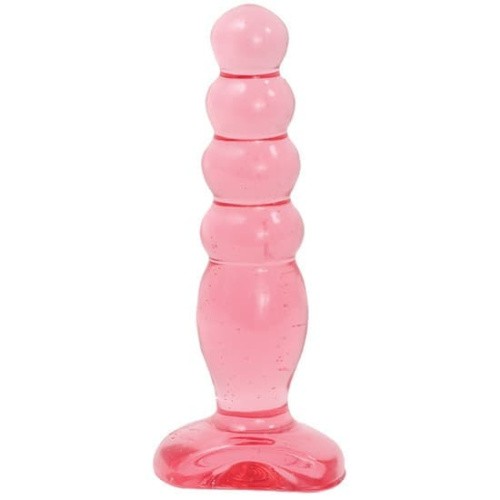 Doc Johnson Jellies Anal Delight - Анальная пробка, 14х3 см (розовый)