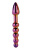 Dream Toys Glamour Glass Ridged Anal Dildo - Анальный стимулятор, 18 см (радужный) Dream Toys Glamour Glass Ridged Anal Dildo - Анальный стимулятор, 18 см (радужный)