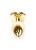 Анальная пробка с камнем Jewellery Gold Heart Plug Анальная пробка с камнем Jewellery Gold Heart Plug