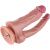 Двойной фаллоимитатор для секс-машин Hismith Double Penetrator, 9.25″, KlicLok