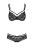 Obsessive 860-SET-3 set - Кружевной комплект: бюстгальтер и стринги, L/XL (чёрный) Obsessive 860-SET-3 set - Кружевной комплект: бюстгальтер и стринги, L/XL (чёрный)