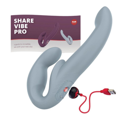 Безремневой страпон с вибрацией Fun Factory SHARE VIBE PRO