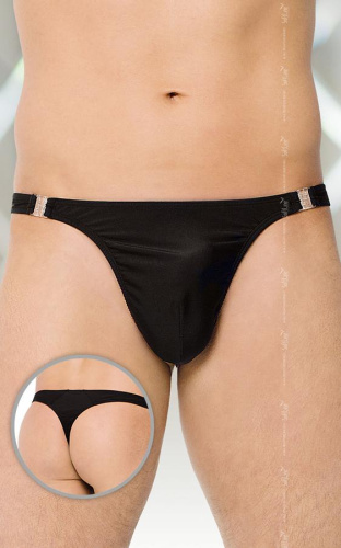 SoftLine Thong 4432 - Трусы мужские, XL (чёрные)