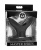 Master Series Mini Ass Anchor Dilating Anal Plug - анальная пробка с раскытыми кончиками, 7х7,7 см (чёрный)