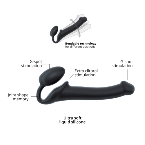 Безремневой страпон Strap-On-Me XL, 25.5 см