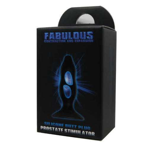 LyBaile Fabulous Contraction and Expansion Black - Анальный массажёр, 10.5х3.3 см