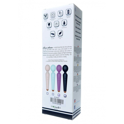 Rechargeable Power Wand - Вибратор-микрофон, 19,5 см (розовый) 