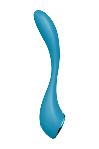Satisfyer G-Spot Flex 5+ - Універсальний вібратор, 15х3.4 см (синій) - купити в Києві, Україні