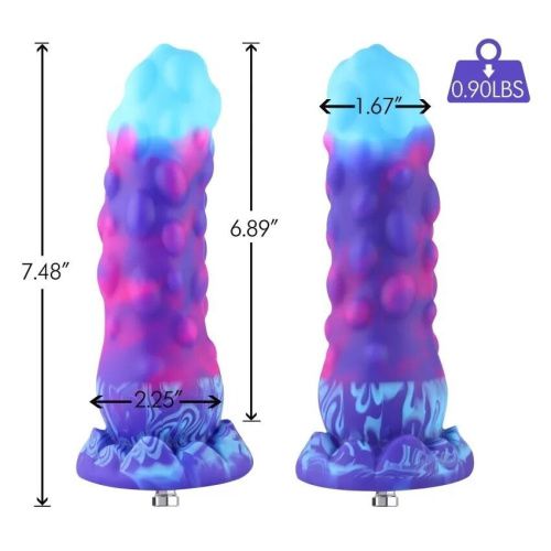 Фалоімітатор для секс-машин Hismith 7.48″ Silicone Dildo HSA138 Monster Series, система KlicLok - купити в Україні | Секс шоп SEX-SHOP.ua