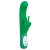 Champion Butterfly Vibrator Green - вибратор кролик с 7 режимами, 23х3 см