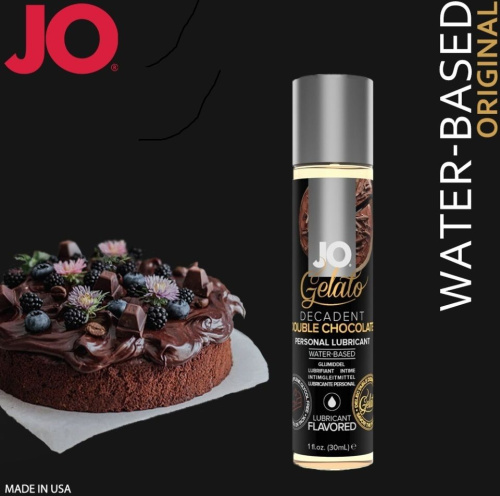 System JO GELATO Double Chocolate - смазка на водной основе, 30 мл.