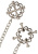 Зажимы для сосков Bad Kitty Nipple Jewellery