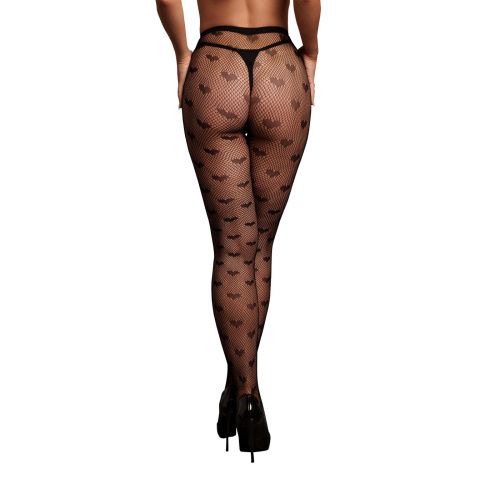 Колготки Le Desir Heart Patterned Tights Black XS/XL