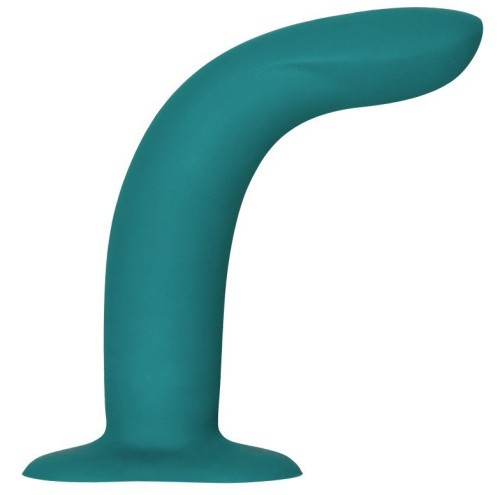 Fun Factory Limba Flex S - гибкий силиконовый фаллоимитатор, 11х3 см, (бирюзовый)