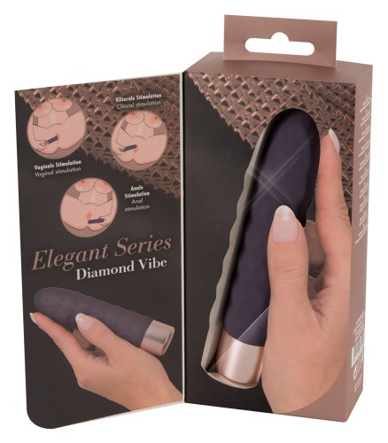 Orion - Elegant Series Diamond Vibe - Мини-вибратор, 15х3.3 см