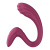 Вагинально-клиторальный вибратор Satisfyer G for Goddess 3 Wine Red