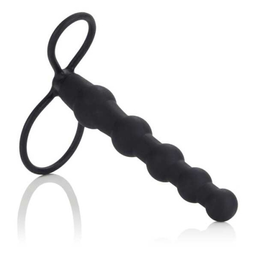 CalExotics Silicone LOVE Penetrator System - Насадка на член для двойного проникновения, 14,5 см (черный)