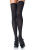 Leg Avenue Nylon Thigh Highs + Plus Size - Чулки (чёрные)