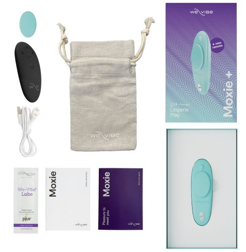Вібратор у трусики зі смарт управлінням We-Vibe Moxie+ Aqua - купити в Україні | Секс шоп SEX-SHOP.ua