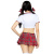 Leg Avenue-Miss Prep School Red - Сексуальный костюм школьницы, M/L Leg Avenue-Miss Prep School Red - Сексуальный костюм школьницы, M/L