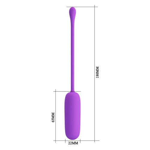 Pretty Love Joyce Vibrating Egg Purple - Виброяйцо, 18 см (фиолетовый)