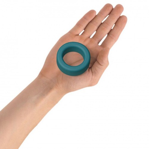Love To Love Cool Ring Teal Me - эрекционное кольцо широкое, 3 см. (голубой)