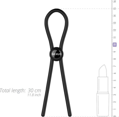 Nexus FORGE Single Adjustable Lasso - Black - Ерекційна петля, 30 см (чорний) - купити в Києві, Україні