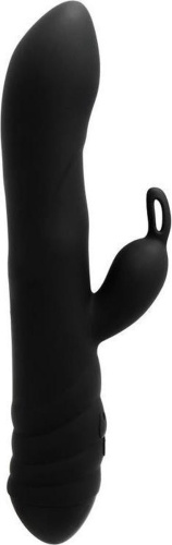 Adrien Lastic Twister - Вибратор кролик, 23х4 см (чёрный)