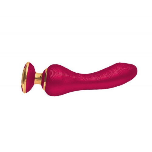 Shunga Sanya Intimate Massager - Вибратор для точки G, 18.5х3.8 см (малиновый)