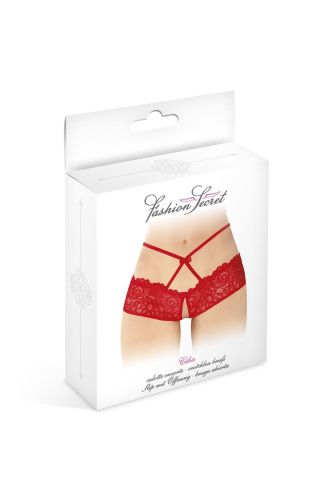 Трусики с открытым доступом Fashion Secret Celia, One Size красные