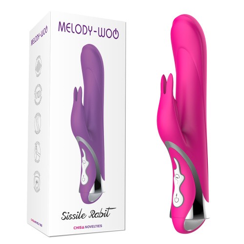 Missile Rabit pink - силиконовый вибратор кролик, 23.5х3.6 см (розовый)