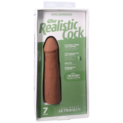 Фалоімітатор Doc Johnson The Realistic Cock ULTRASKYN 7 Inch, 17,1 см - купити в Україні | Секс шоп SEX-SHOP.ua