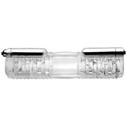 Двойной мастурбатор Tom of Finland Head to Head Vibrating Sleeve, 26.7х3.8 см