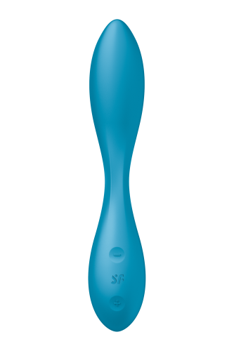 Satisfyer G-Spot Flex 1 - Гибкий вибратор с фиксацией формы, 19.5х3.2 см (голубой)