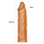 LoveToy Pleasure X-Tender Penis Sleeve Brown Add 2 LoveToy Pleasure X-Tender Penis Sleeve Brown Add 2