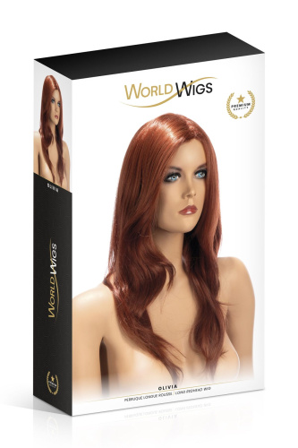 World Wigs Olivia Long Redhead - Перука (руда) - купити в Києві, Україні
