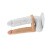 The Ultra Soft Double Vibrating Flesh 6.25 " - Насадка для двойного проникновения, 15,8 см (телесный)