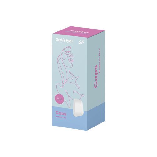 Satisfyer Climax Tips - Запасна насадка для вакуумного стимулятора Satisfyer 1 (5 шт) - купити в Києві, Україні